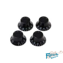 Gibson PRHK-010 Top Hat Knobs (4) / Black