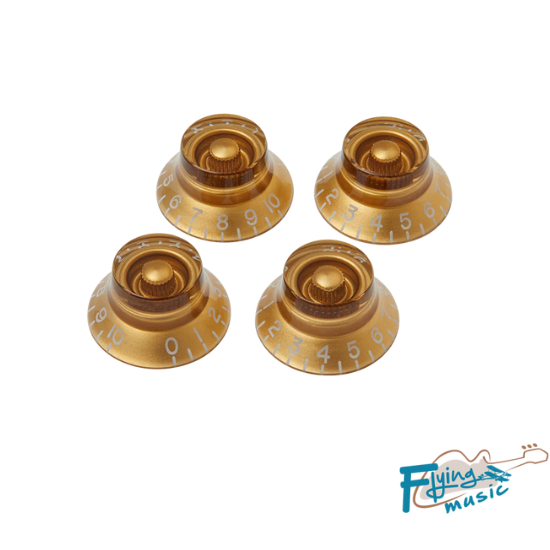 Gibson PRSK-010 Top Hat Knobs (4) / Gold