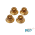 Gibson PRSK-010 Top Hat Knobs (4) / Gold