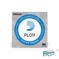 D'addario Single Plain Steel Size 11